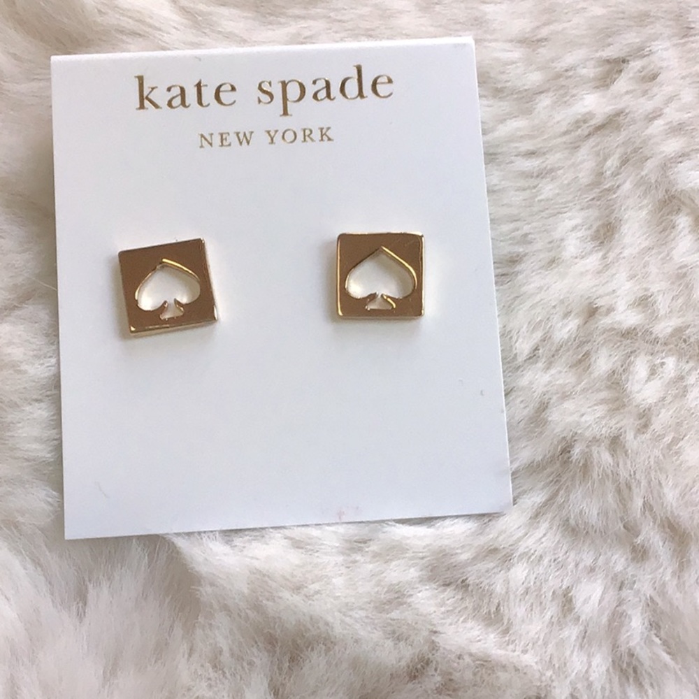 Kate Spade Signature Stud Earrings NWT
